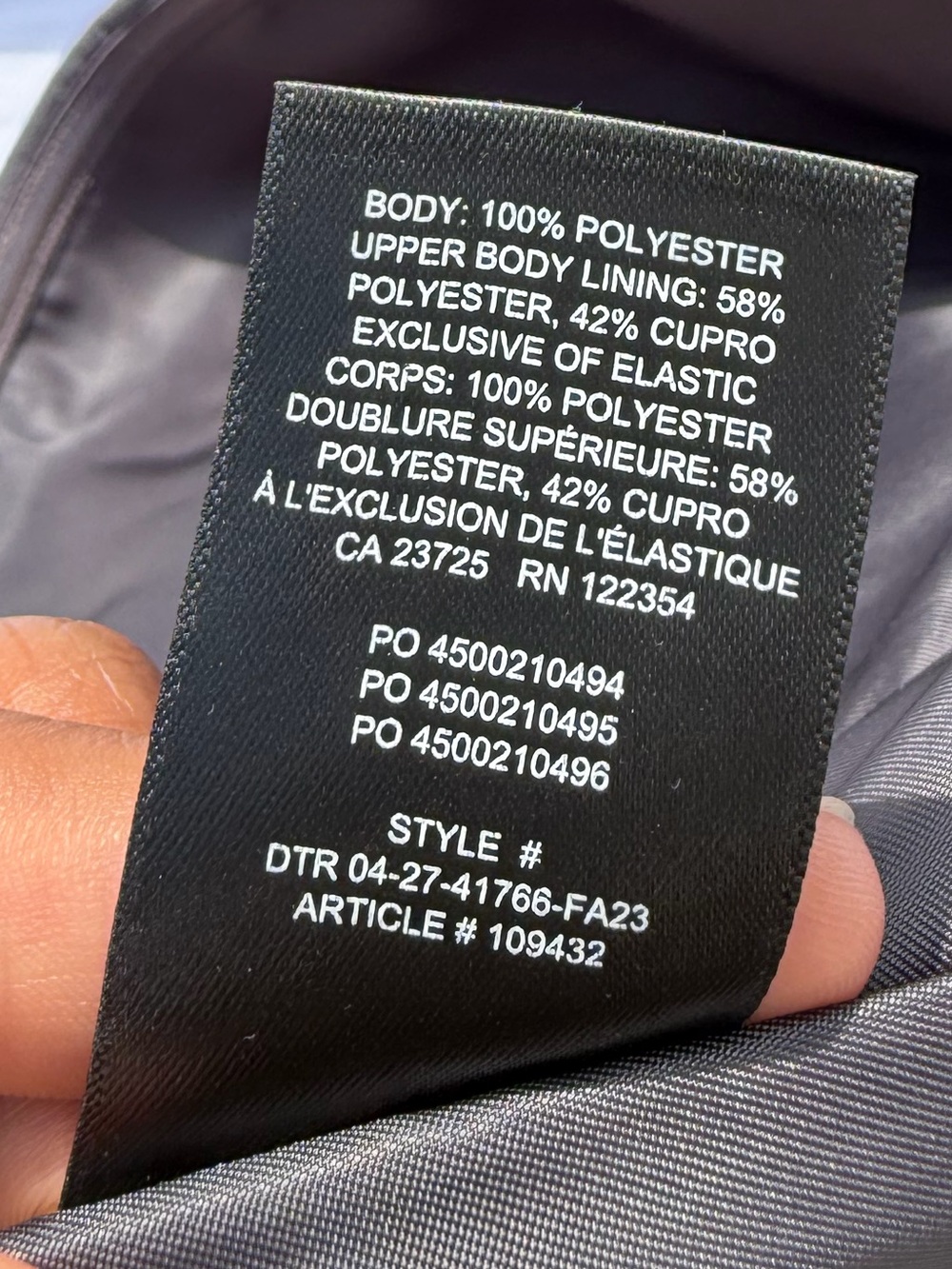 Aritzia Wilfred Endless Jumpsuit - Strapless Wide-Leg Jumpsuit in Gray - Picture 7 of 10